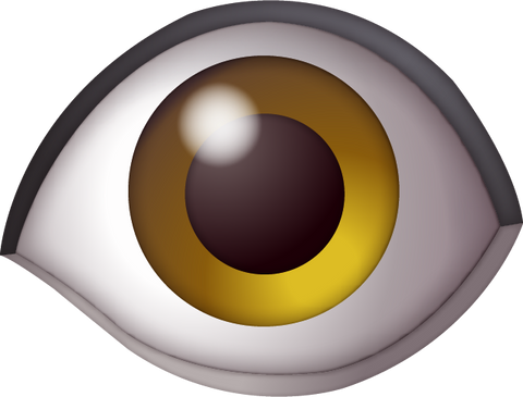 Download Eye Emoji [Iphone IOS Emoji PNG]
