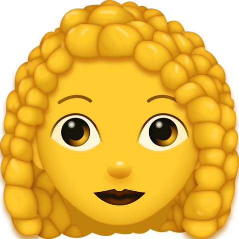 Download Yellow Woman Emoji [Iphone IOS Emoji PNG]