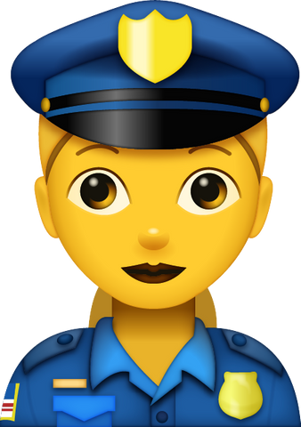 Download Police Woman Emoji [Iphone IOS Emoji PNG]