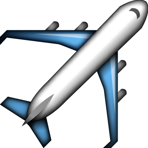 Download Airplane Emoji Icon