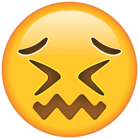 download confounded face emoji Icon