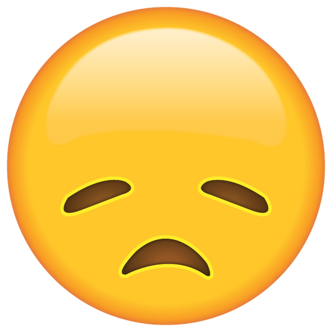 download disappointed face emoji Icon