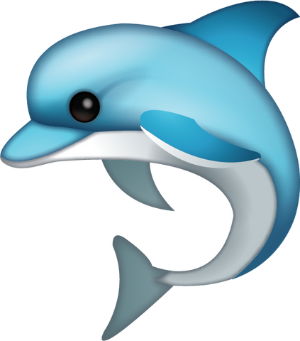 Dolphin Emoji [Download iPhone Emoji In PNG]