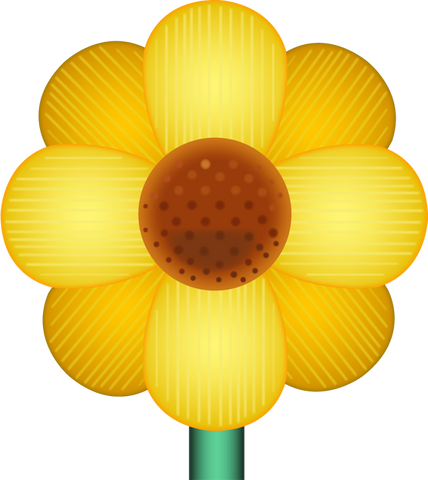 Download Yellow Blossom Emoji PNG
