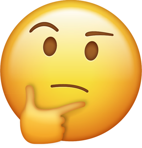 Thinking Emoji in PNG [iPhone Emoji Faces]