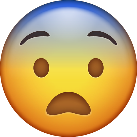 Fearful Emoji [Download Fearful Face Emoji in PNG]