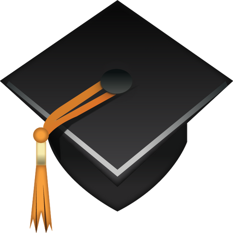 download graduation cap emoji Icon