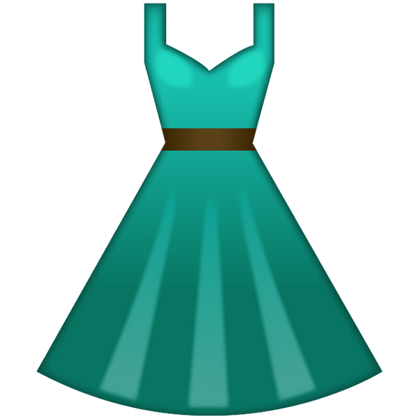 Download Green Dress Emoji Icon