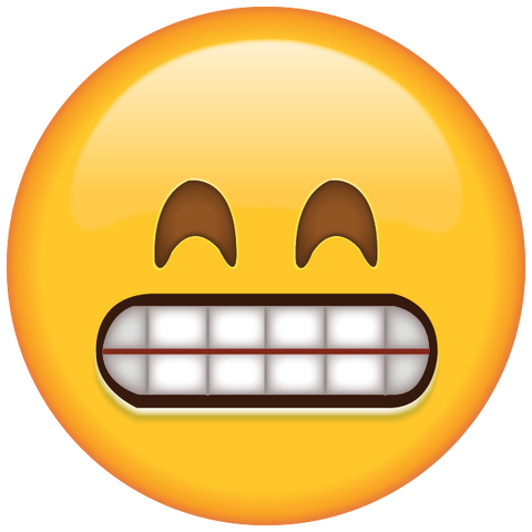 download grinning emoji with smiling eyes Icon