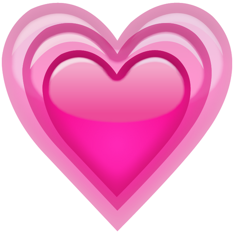 Download Growing Pink Heart Emoji Icon
