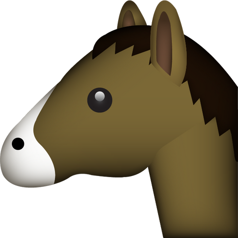 Download Horse Emoji PNG