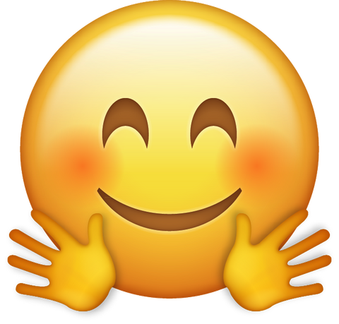 Hugging Emoji [Download Hugging Face Emoji in PNG]