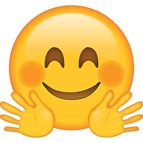 download hugging face emoji icon