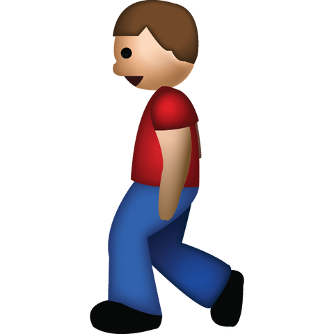 download man walking emoji Icon