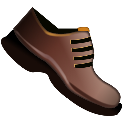 Download Mans Shoe Emoji Icon