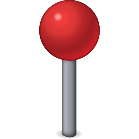 Download Red Pin Emoji Icon