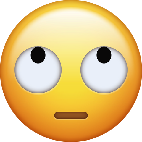 Eye Roll Emoji [Download Apple Emoji in PNG]