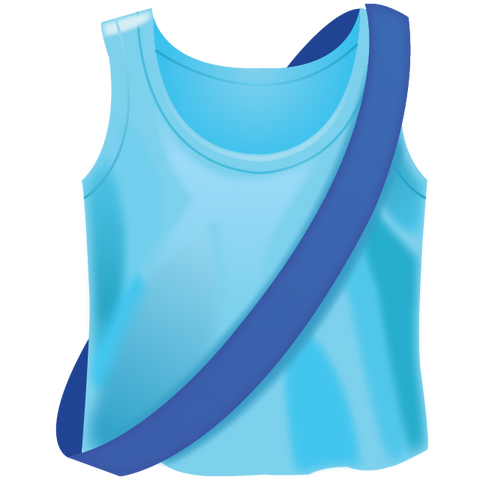 Download Running Shirt With Sash Emoji Icon
