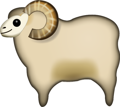 Download Sheep Emoji PNG