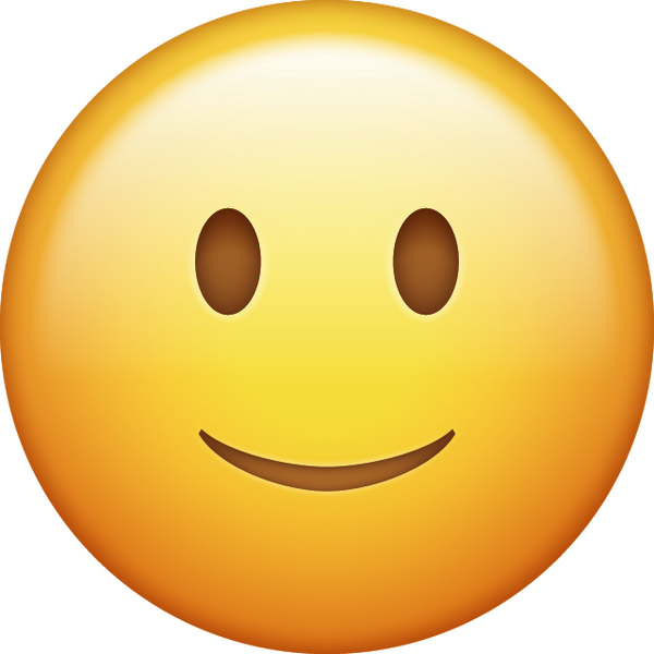 Slightly Smiling Emoji Free Download Ios Emojis Emoji Island