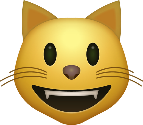 Smiling Cat Emoji [Download iPhone Emoji]