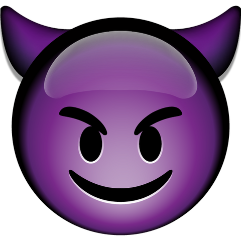 download smiling devil emoji Icon