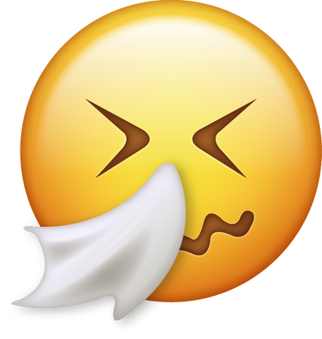 Sneezing Emoji [Download iPhone Emoji]