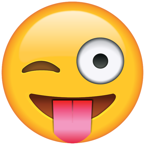 Download Tongue Out Emoji With Winking Eye Emoji Island 