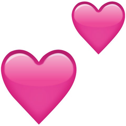 Download Two Pink Hearts Emoji Icon