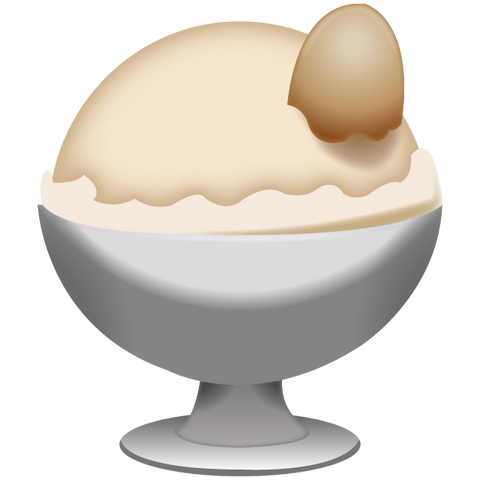 Download Vanila Ice Cream Emoji Icon