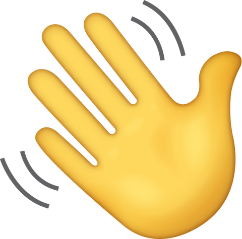 Waving Emoji [Download iPhone Hand Emoji]