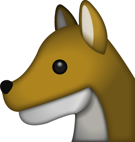 Download Wolf Emoji PNG