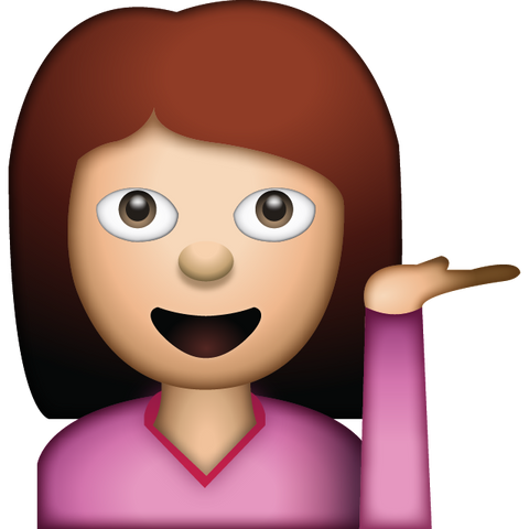 download woman hand gesture emoji Icon