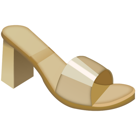 Download Womans Sandal Emoji Icon