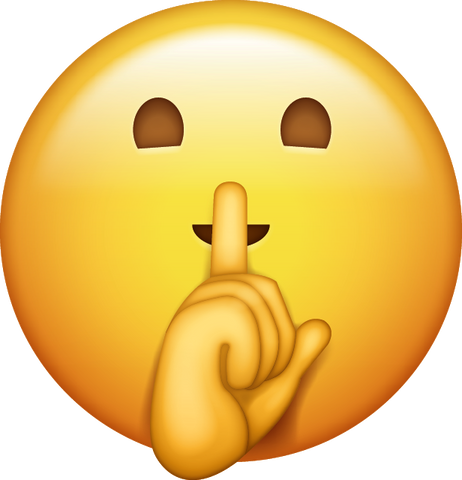 Download Shh Emoji [Iphone IOS Emoji PNG]