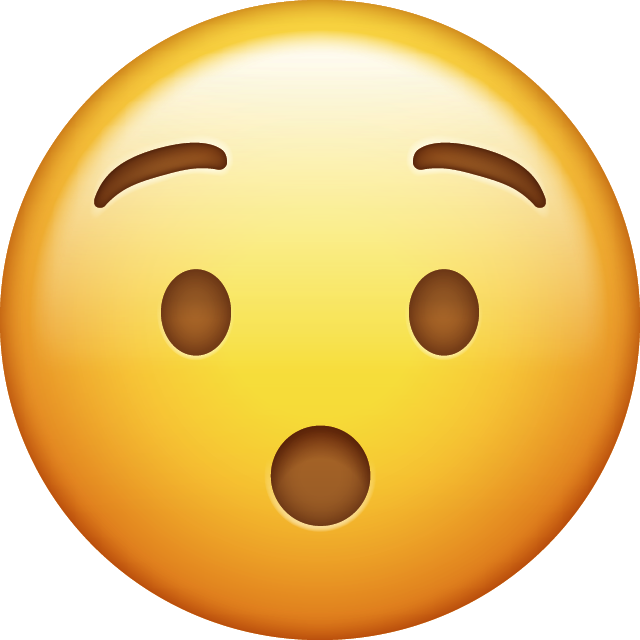 Surprised Emoji PNG