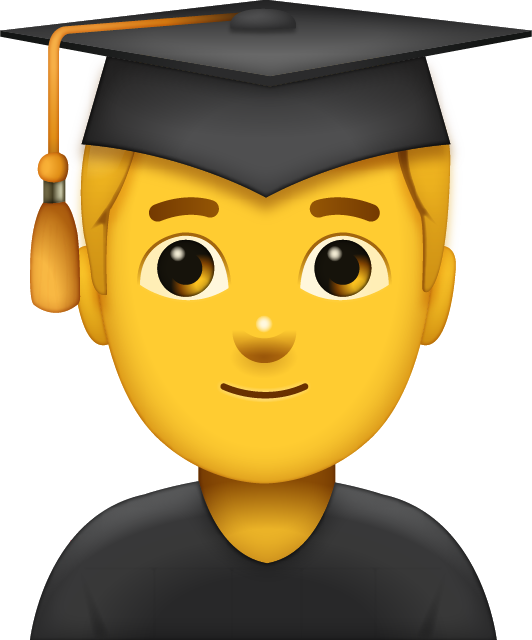 Graduated Man Emoji