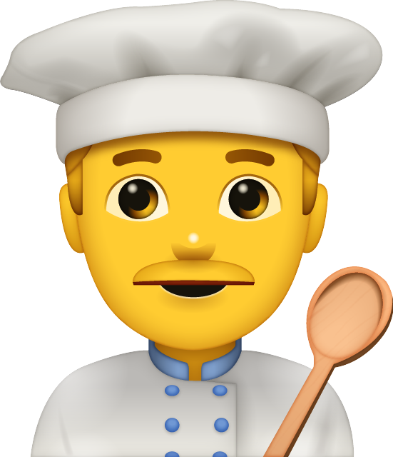Cooking Man Emoji