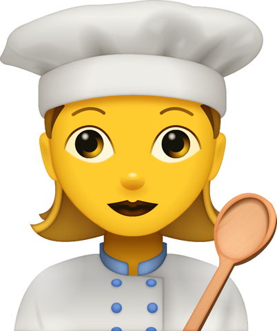 Download Cooking Woman Emoji [Iphone IOS Emoji PNG]