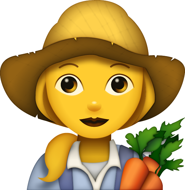 Farmer Emoji - Woman