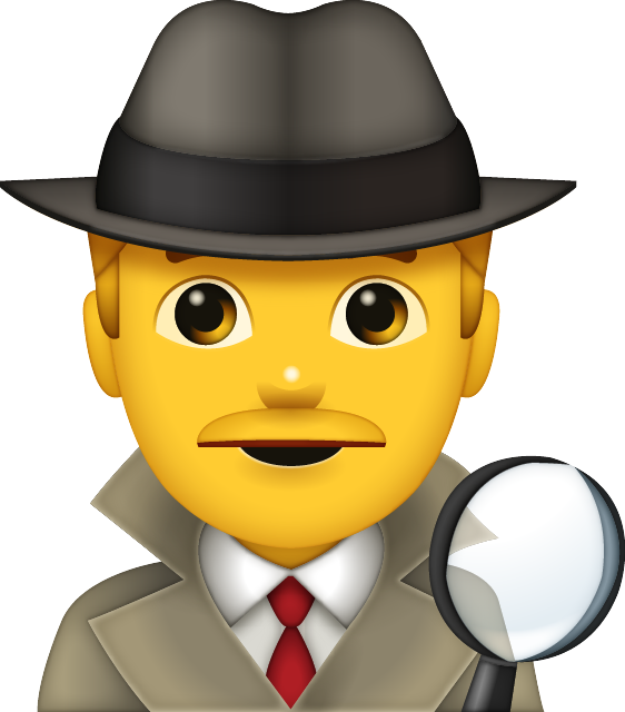 Detective Emoji - Man