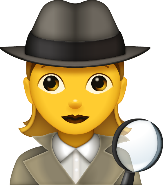 Detective Emoji - Woman