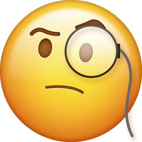 Download New Thinking Emoji [Iphone IOS Emoji PNG]