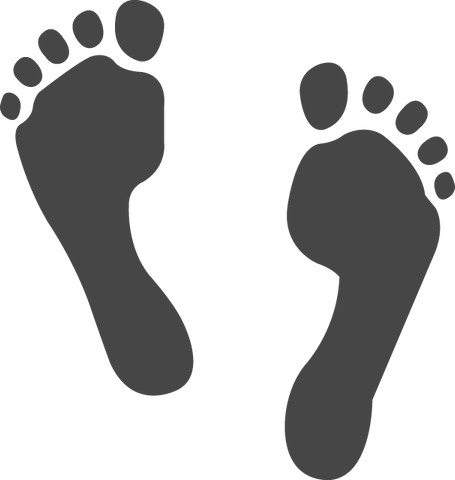 Download Footstep Emoji [Iphone IOS Emoji PNG]