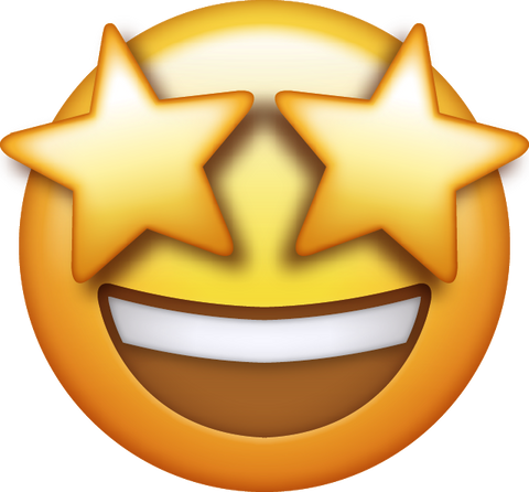 Download Star Eyes Emoji [Iphone IOS Emoji PNG]