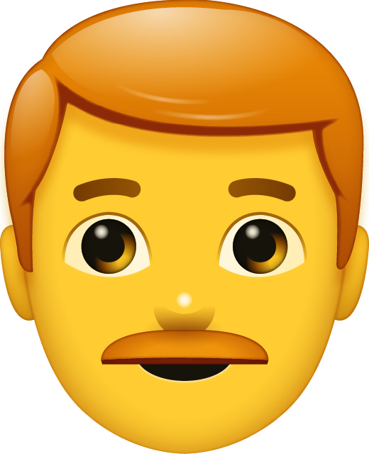 Red Hair Man Emoji