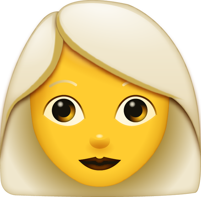 Grey Hair Woman Emoji