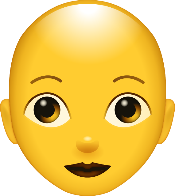 Bald Woman Emoji