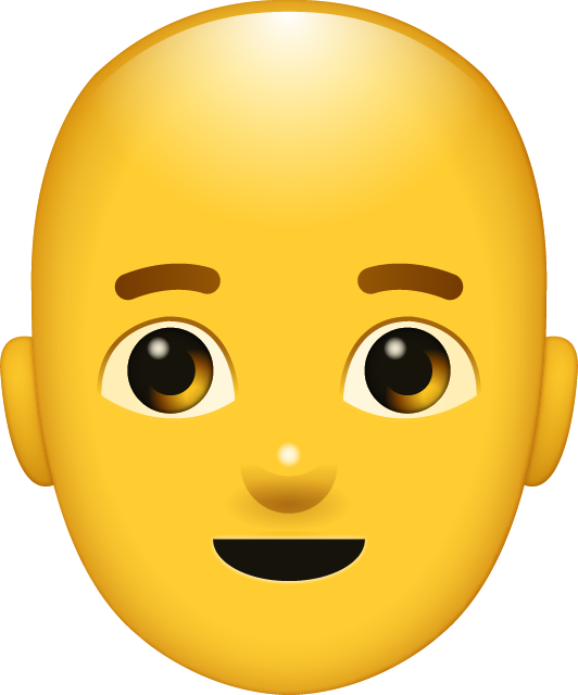 Bald Man Emoji
