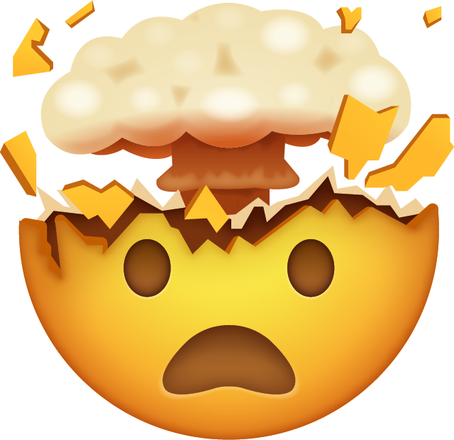Exploding Face Emoji